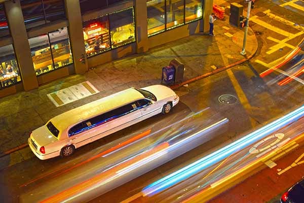 Bristol Limo Service at night